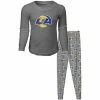 Outerstuff Preschool Gray Los Angeles Rams Long Sleeve T-Shirt & Pants Sleep Set 2 Outerstuff Preschool Gray Los Angeles Rams Long Sleeve T-Shirt & Pants Sleep Set -Outerstuff shop unnamed file 10004