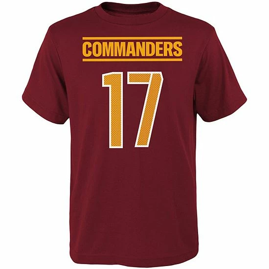 Outerstuff Youth Terry McLaurin Burgundy Washington Commanders Mainliner Player Name & Number T-Shirt 5 Outerstuff Youth Terry McLaurin Burgundy Washington Commanders Mainliner Player Name & Number T-Shirt - Image 3