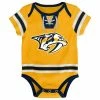 Outerstuff Newborn & Infant Gold Nashville Predators Hockey Pro Bodysuit