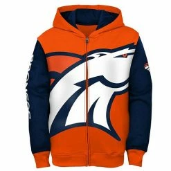 Outerstuff Youth Orange/Navy Denver Broncos Poster Board Full-Zip Hoodie -Outerstuff shop unnamed file 10101