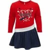Outerstuff Girls Preschool Red St. Louis Cardinals Diamond Tri-Blend Long Sleeve Dress -Outerstuff shop unnamed file 10103