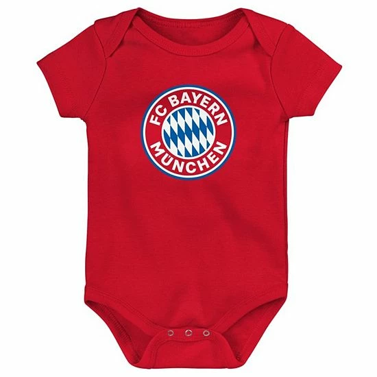 Outerstuff Newborn Red Bayern Munich Primary Logo Bodysuit 3 Outerstuff Newborn Red Bayern Munich Primary Logo Bodysuit