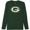 Outerstuff Green Bay Packers Youth Team Logo Long Sleeve T-Shirt - Green