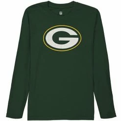 Outerstuff Green Bay Packers Youth Team Logo Long Sleeve T-Shirt - Green