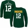 Outerstuff Youth Green Bay Packers Aaron Rodgers Green Primary Gear Name & Number Long Sleeve T-Shirt -Outerstuff shop unnamed file 10214