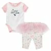 Outerstuff Girls Newborn & Infant White/Pink Tennessee Titans Lil' Princess Bodysuit And Tutu Leggings Set -Outerstuff shop unnamed file 10226