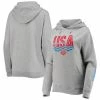 Outerstuff Women's Heathered Gray Team USA Swimming Logo Pullover Hoodie 2 Outerstuff Women's Heathered Gray Team USA Swimming Logo Pullover Hoodie -Outerstuff shop unnamed file 10236