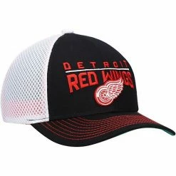 Outerstuff Youth Black Detroit Red Wings Winger Airmesh Trucker Snapback Hat -Outerstuff shop unnamed file 10265