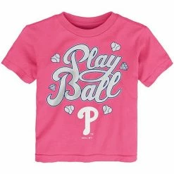 Outerstuff Toddler Pink Philadelphia Phillies Ball Girl T-Shirt