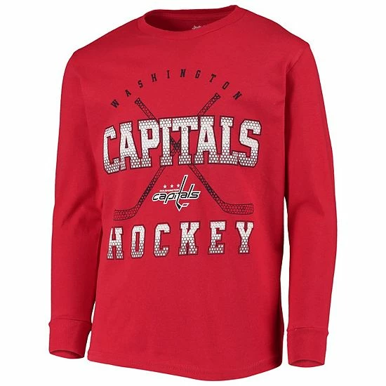 Outerstuff Youth Red Washington Capitals Digital Long Sleeve T-Shirt 5 Outerstuff Youth Red Washington Capitals Digital Long Sleeve T-Shirt - Image 3