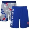Outerstuff Youth Royal Philadelphia Phillies Camo Newsies Active Shorts