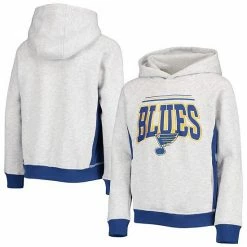 Outerstuff Youth Heathered Gray St. Louis Blues Power Play Raglan Pullover Hoodie -Outerstuff shop unnamed file 10335
