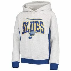 Outerstuff Youth Heathered Gray St. Louis Blues Power Play Raglan Pullover Hoodie -Outerstuff shop unnamed file 10336