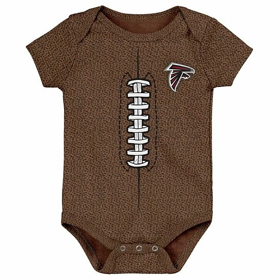 Outerstuff Infant Brown Atlanta Falcons Football Bodysuit 3 Outerstuff Infant Brown Atlanta Falcons Football Bodysuit