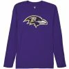 Outerstuff Baltimore Ravens Youth Team Logo Long Sleeve T-Shirt - Purple -Outerstuff shop unnamed file 10417
