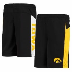 Outerstuff Youth Black Iowa Hawkeyes Down The Field Mesh Shorts