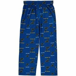 Outerstuff Youth Navy St. Louis Blues Team Logo Printed Pajama Pants