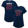 Outerstuff Girls Youth Rob Gronkowski Navy New England Patriots Dolman Lace Player Name & Number T-Shirt -Outerstuff shop unnamed file 10549