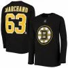 Outerstuff Youth Brad Marchand Black Boston Bruins Authentic Stack Long Sleeve Name & Number T-Shirt -Outerstuff shop unnamed file 1055