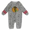 Outerstuff Infant Heathered Gray Chicago Blackhawks Gifted Player Long Sleeve Romper 2 Outerstuff Infant Heathered Gray Chicago Blackhawks Gifted Player Long Sleeve Romper -Outerstuff shop unnamed file 10569