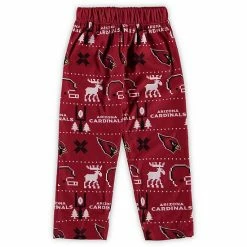 Outerstuff Toddler Cardinal Arizona Cardinals Allover Print Long Sleeve T-Shirt & Pants Holiday Pajamas Sleep Set -Outerstuff shop unnamed file 10583
