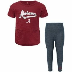 Outerstuff Girls Toddler Crimson Alabama Crimson Tide T-Shirt And Leggings Set