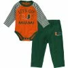 Outerstuff Newborn & Infant Orange/Green Miami Hurricanes Touchdown 2.0 Raglan Long Sleeve Bodysuit & Pants Set 1 Outerstuff Newborn & Infant Orange/Green Miami Hurricanes Touchdown 2.0 Raglan Long Sleeve Bodysuit & Pants Set -Outerstuff shop unnamed file 10603