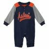 Outerstuff Newborn & Infant Navy/Heathered Gray Houston Astros Scrimmage Long Sleeve Jumper