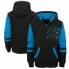 Outerstuff Preschool Black Carolina Panthers Stadium Full-Zip Hoodie