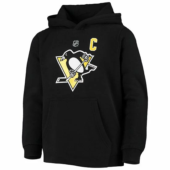 Outerstuff Youth Sidney Crosby Black Pittsburgh Penguins Player Name & Number Hoodie 5 Outerstuff Youth Sidney Crosby Black Pittsburgh Penguins Player Name & Number Hoodie - Image 3
