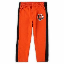 Outerstuff Infant Black/Orange Cincinnati Bengals Little Kicker Long Sleeve Bodysuit & Pants Set -Outerstuff shop unnamed file 10692