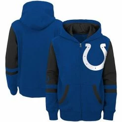 Outerstuff Youth Royal Indianapolis Colts Stadium Full-Zip Hoodie