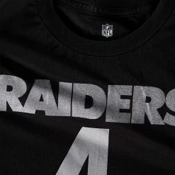 Outerstuff Youth Derek Carr Black Oakland Raiders Player Name & Number Long Sleeve Shirt -Outerstuff shop unnamed file 10749