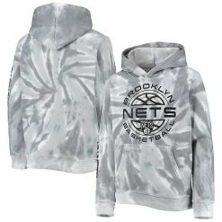 Outerstuff Youth White/Gray Brooklyn Nets Manhattan Pullover Hoodie