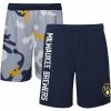 Outerstuff Youth Navy Milwaukee Brewers Camo Newsies Active Shorts -Outerstuff shop unnamed file 10768