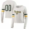 Outerstuff Juniors White Green Bay Packers Carli Crop Long Sleeve T-Shirt 1 Outerstuff Juniors White Green Bay Packers Carli Crop Long Sleeve T-Shirt -Outerstuff shop unnamed file 10829