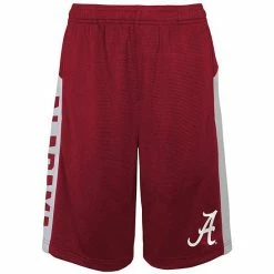 Outerstuff Youth Crimson Alabama Crimson Tide Down The Field Mesh Shorts