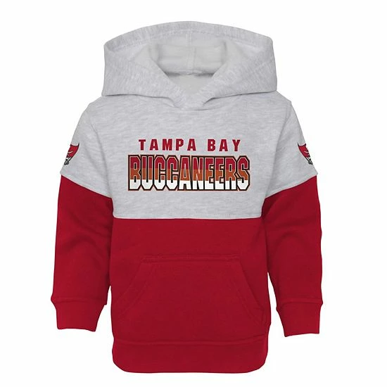 Outerstuff Toddler Heather Gray/Red Tampa Bay Buccaneers Playmaker Hoodie And Pants Set 5 Outerstuff Toddler Heather Gray/Red Tampa Bay Buccaneers Playmaker Hoodie And Pants Set - Image 3