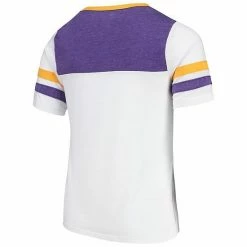 Outerstuff Youth Girls White/Purple LSU Tigers Tailback Short Sleeve T-Shirt -Outerstuff shop unnamed file 10883