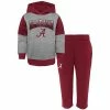 Outerstuff Toddler Gray/Crimson Alabama Crimson Tide Sideline Hoodie & Pants Set