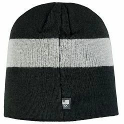 Outerstuff Men's Black/Gray Team USA Latitude Knit Beanie -Outerstuff shop unnamed file 10894