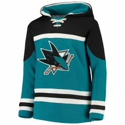 Outerstuff Youth Teal San Jose Sharks Asset Pullover Hoodie