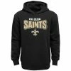 Outerstuff Youth Black New Orleans Saints Draft Pick Pullover Hoodie