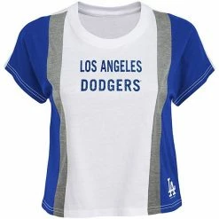 Outerstuff Girls Youth White/Royal Los Angeles Dodgers As If Cropped Boxy T-Shirt 8 Outerstuff Girls Youth White/Royal Los Angeles Dodgers As If Cropped Boxy T-Shirt -Outerstuff shop unnamed file 10953