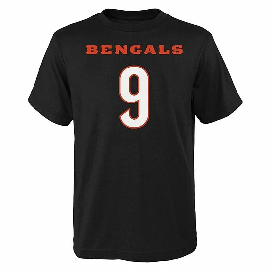 Outerstuff Youth Joe Burrow Black Cincinnati Bengals Mainliner Name & Number T-Shirt 5 Outerstuff Youth Joe Burrow Black Cincinnati Bengals Mainliner Name & Number T-Shirt - Image 3