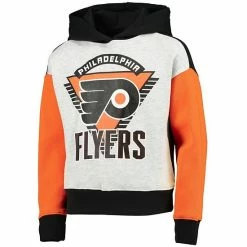 Outerstuff Girls Youth Heathered Gray/Black Philadelphia Flyers Let's Get Loud Pullover Hoodie 8 Outerstuff Girls Youth Heathered Gray/Black Philadelphia Flyers Let's Get Loud Pullover Hoodie -Outerstuff shop unnamed file 1102