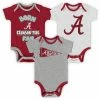 Outerstuff Newborn & Infant Crimson/White Alabama Crimson Tide Born A Fan Three-Piece Bodysuit Set -Outerstuff shop unnamed file 11040