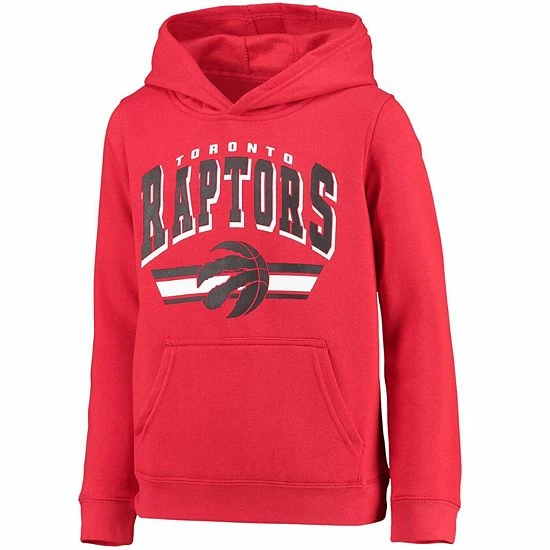 Outerstuff Youth Red Toronto Raptors MVP Fleece Pullover Hoodie 5 Outerstuff Youth Red Toronto Raptors MVP Fleece Pullover Hoodie - Image 3
