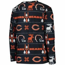 Outerstuff Youth Navy Chicago Bears Logo Allover Print Long Sleeve T-Shirt & Pants Holiday Pajamas Sleep Set 10 Outerstuff Youth Navy Chicago Bears Logo Allover Print Long Sleeve T-Shirt & Pants Holiday Pajamas Sleep Set -Outerstuff shop unnamed file 1123