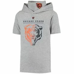 Outerstuff Youth Heathered Gray Chicago Bears On Guard Hoodie T-Shirt -Outerstuff shop unnamed file 1137